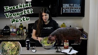 Veggetti Zucchini Pasta Low Carb Recipe Episode 104 [upl. by Linea]