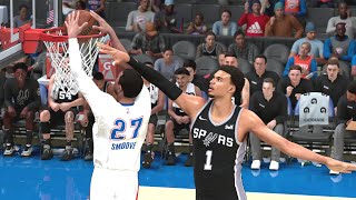 NBA 2K25 My Career  90 Overall vs Wemby [upl. by Radman48]