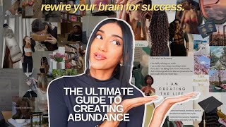 HOW TO MASTER THE ABUNDANCE MINDSET  go from scarcity to creating an abundant life [upl. by Im]