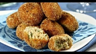 POLPETTE DI TONNO AL FORNO in 10 minuti  ricetta LIGHT  finger food [upl. by Tandi]