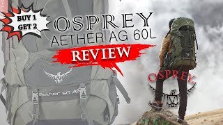 Review Osprey Aether AG 60L  Indonesia [upl. by Missie547]