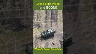 FPV Drone Takes Out Abandoned Stryker [upl. by Florina179]