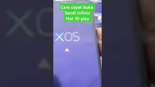 Cara buka sandi infinix hot 10 play infinixindonesia tutorial [upl. by Baxter104]