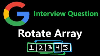 Rotate Array  Leetcode 189  Python [upl. by Cigam]