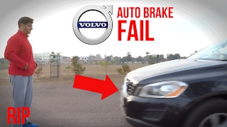 Volvo Auto Braking Test  Gone Wrong  XC60 [upl. by Ilonka]