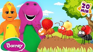 The Ants Go Marching  More Barney Nursery Rhymes and Kids Songs [upl. by Eleirbag]