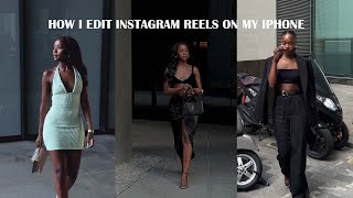 HOW I EDIT INSTAGRAM REELS ON MY IPHONE SPLICE APP [upl. by Nonie]