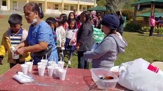 Feeding elementary students in MalecoSan Nicolas🇵🇭 [upl. by Adnamra]