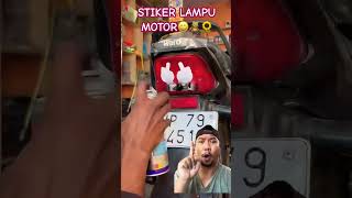 STIKER LAMPU MOTORshortsfeed shorts [upl. by Anchie436]