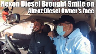 Nexon Performance made Altroz diesel owner Smile Nexon Vs Altroz Altroz Over Nexon why [upl. by Karney352]