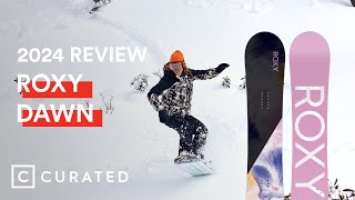 2024 Roxy Dawn Womens Snowboard Review  Curated [upl. by Odnalref]