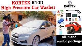 kortex R10D high pressure car washer machine review [upl. by Solly]