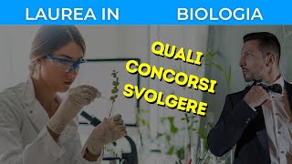 Laurea in Biologia e Concorsi Pubblici⁉️✅ [upl. by Binnings]