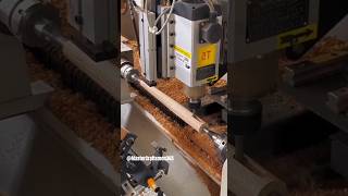 Milling And Polishing Of Wood Rod Process [upl. by Coffin]