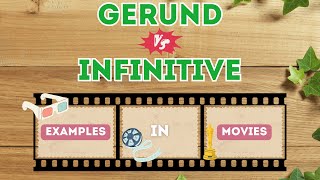 Gerund 🆚 Infinitive in MOVIES [upl. by Papp]