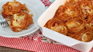 Nidi di tagliatelle al forno Ricetta semplice e veloce [upl. by Ivatts]