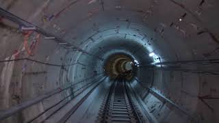 Thessaloniki Metro Inspection of tunnels amp construction sites by the Gen Sec of Infrastructure [upl. by Sutit877]