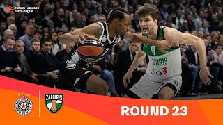 PartizanZalgiris  Round 23 Highlights  202324 Turkish Airlines EuroLeague [upl. by Dunn]