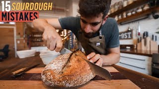 15 Mistakes Most Beginner Sourdough Bakers Make [upl. by Dutch]