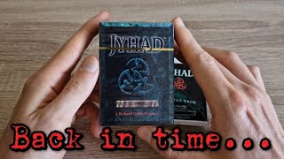 Unboxing the Jyhad starter deck and booster pack  Vampire the Eternal Struggle  vtes  Jyhad [upl. by Emearg]