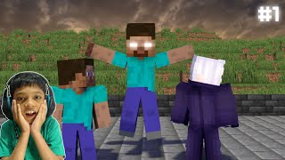 HEROBRINE came in my MINECRAFT WORLD to DEFEAT me [upl. by Ognimod]