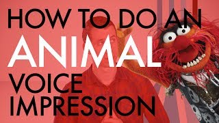 “How To Do An Animal Voice Impression”  Voice Breakdown Ep 4  Muppet Series 3 [upl. by Arrim]