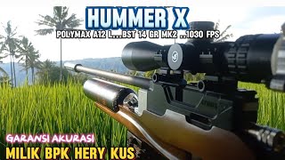 HUMMER XPOLYMAX A12 L BST 14 GR MK21030 FPS GARANSI AKURASIMILIK BPK HERY KUS [upl. by Lothario940]