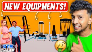 FINALLY NEW EQUIPMENTS FOR MY GYM 🤑 NEW UPDATE  GYM SIMULATOR 24 [upl. by Dara]