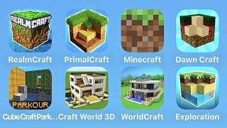 RealmCraft PrimalCraft Minecraft Dawn Craft Cube Craft Parkour Craft World 3D Worldcraft [upl. by Silvan]