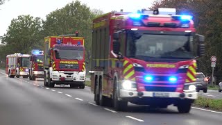 28 Einsatzfahrzeuge Werkfeuerwehr Chempark Leverkusen [upl. by Annej]