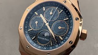 Audemars Piguet Royal Oak Perpetual Calendar 26574OROO1220OR02 Audemars Piguet Watch Review [upl. by Elleiram]