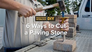 6 Ways to Cut a Paving Stone [upl. by Hanna]