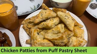 Chicken Patties made with Puff Pastry Sheets [upl. by Sadiras113]