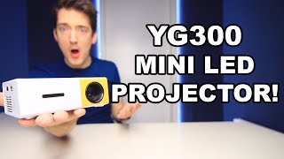 YG300 LED PROJECTOR REVIEW [upl. by Hadeis]