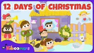 12 Days of Christmas Song  The Kiboomers Preschool Songs for Kids [upl. by Stevie362]