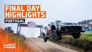 Final Day Highlights  WRC Vodafone Rally de Portugal 2024 [upl. by Anicul126]