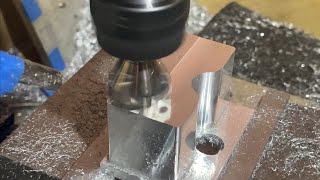 diy CNC mill  riser block milling [upl. by Naraj130]