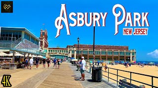 Asbury Park New Jersey Boardwalk 2023 4K [upl. by Crowley]