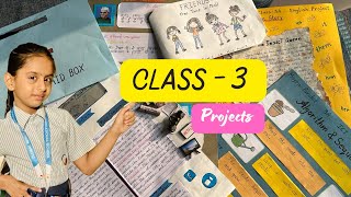 Class 3 Term 1 projects l Mayra Purohit l means of communication l long division method [upl. by Cita]