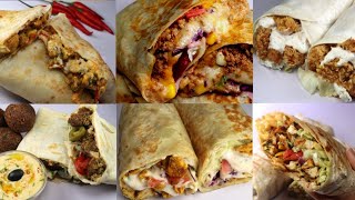 6 Best Homemade WrapChickenBeef vegetableBy Recipes of the World [upl. by Nedlog]