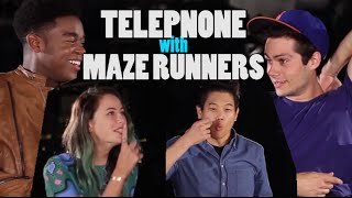 Telephone Challenge ft MAZE RUNNER The Scorch Trials [upl. by Ponzo]