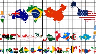 Country Size Comparison [upl. by Sethi350]