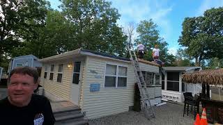 Mobile home roof and facia Best Mobile Home Roof [upl. by Den]