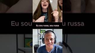 Quando o inglês não é a sua língua nativa shorts russas ometv [upl. by Hamrah818]