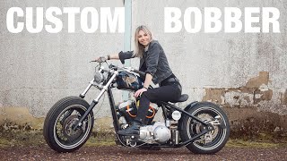 CUSTOM SPORTSTER BOBBER  HARDTAIL SampS ENGINE HARLEY DAVIDSON [upl. by Dasie]