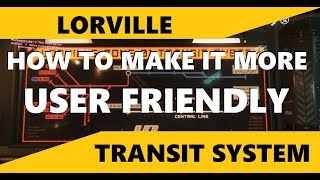 Star Citizen Lorville Transit System  The Best Way to Improve It [upl. by Hait]