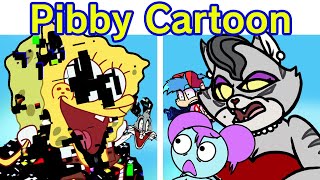 Friday Night Funkin Come and Learn with Pibby Cartoons V2 DEMO FNF ModBugs BunnyFinnSpongebob [upl. by Ardnassac]