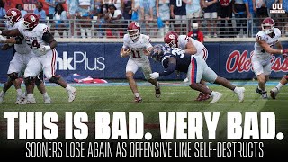 POSTGAME POD Oklahomas offensive line is awful and the Sooners are 44 [upl. by Akener]