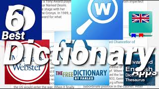 6 Best Dictionary Apps  AndroidiOS  Improve Your Vocabulary [upl. by Eelyac]