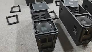 Sanway Audio dual 12inch high power outdoor line array speaker SVT4888 are ready to be sent out [upl. by Aldric451]